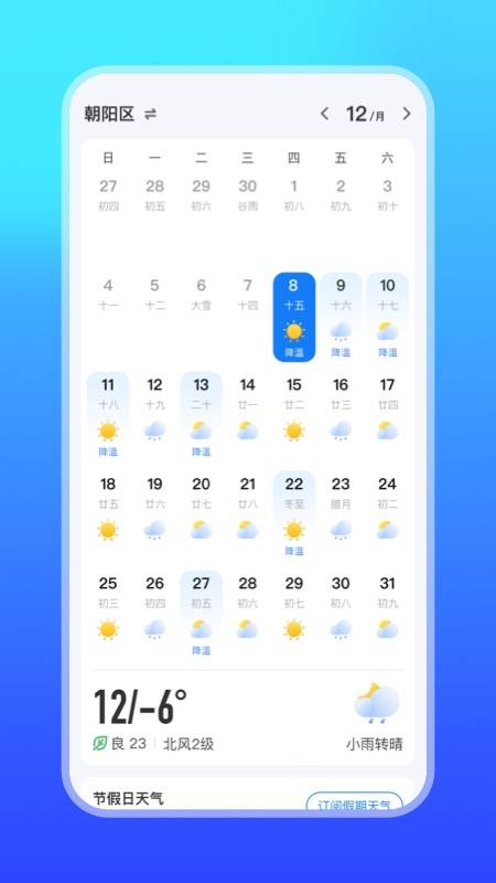 微鲤天气