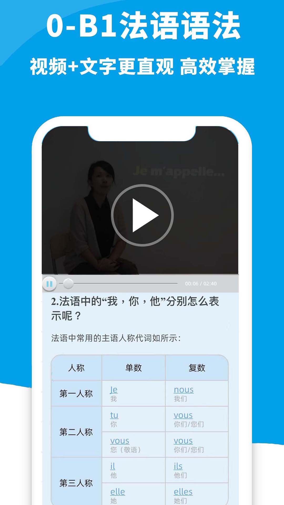 aaa法语